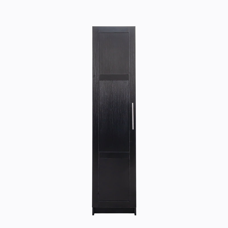 Stackable Wall Mounted Storage Cabinet, Black