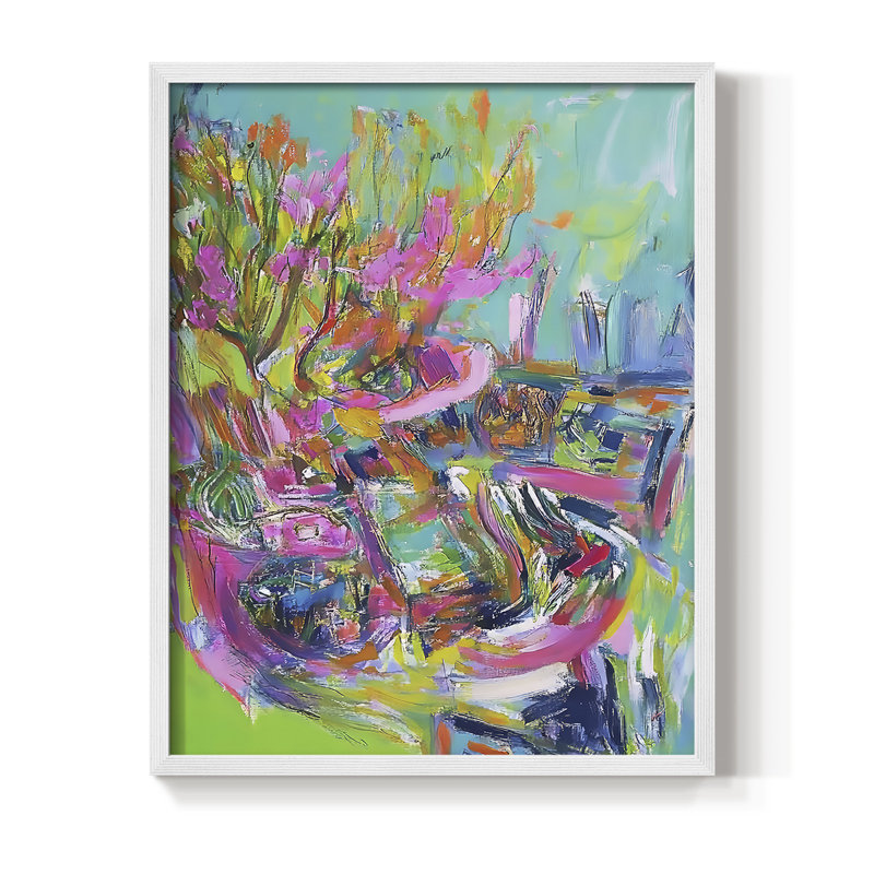 NAUTICAL Series XCV III, reproduction d'art encadrée - bois massif, H 30 po x l 24 po, Blanc