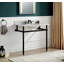 Lavabo de salle de bain console ovale en céramique avec trop-plein Verona Series-54377270