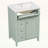 Modern Bathroom Vanity with Sink,3 Drawers,Space-Saving Design-117983466
