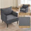 Fauteuil d'appoint, canapé simple à accoudoirs rembourrés-292251351
