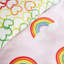 Rainbow Hearts Fleece Duvet Cover Set-88962078