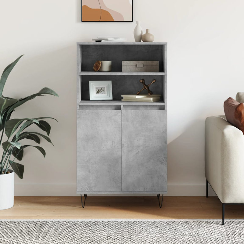 Birney 60cm Sideboard, Concrete Grey