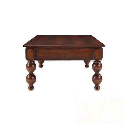 Table basse rectangulaire en bois avec tiroir de rangement
