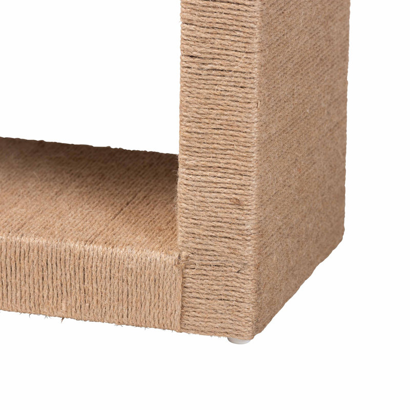 Rectangular End Table With One Open Shelf