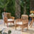 CASA ACACIA DINING CHAIR,2PCS With 2 Cushions-16231650-16231661