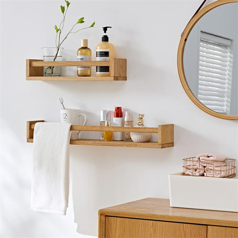 Pickell Floating Shelf, 8.5cm H x 60cm W x 11cm D