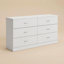 Commode 6 tiroirs 59 po Allyannah