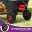 Chariot de jardin 800LBS avec cadre en acier