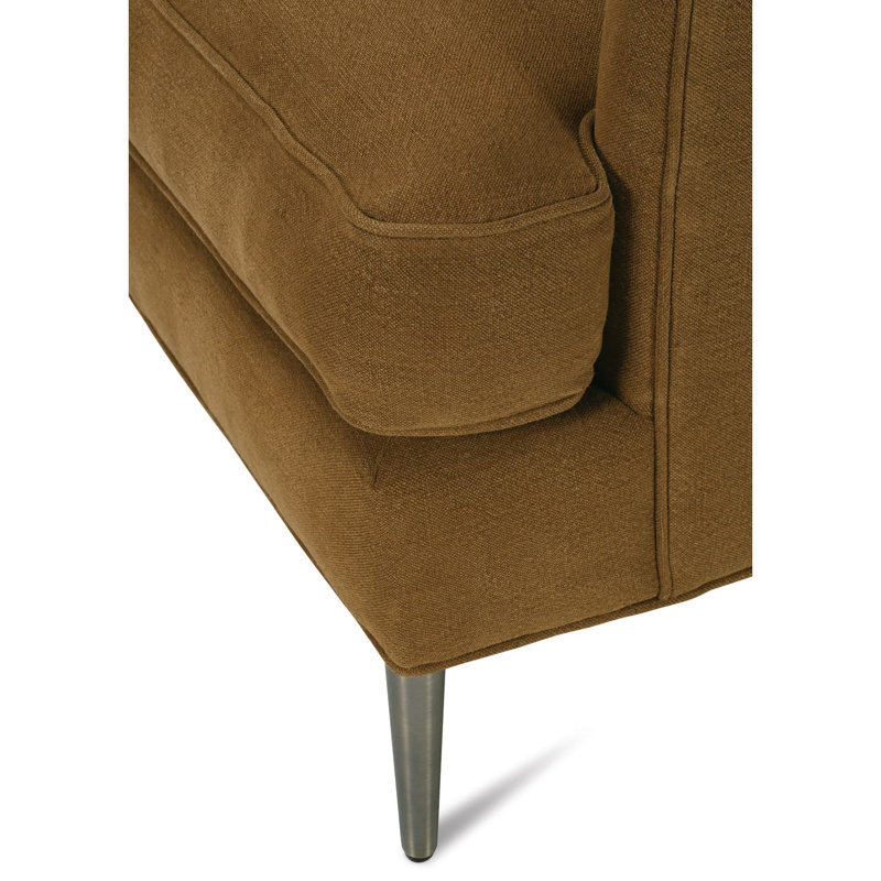 Juliet Armchair, Brown Linen