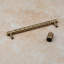 Antique Brass Diamond Textured T-Bar Handles-128949568