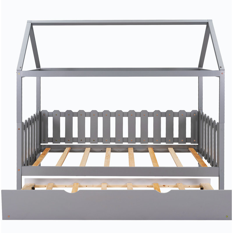 Lit plateforme 70,53 po Calem, gris