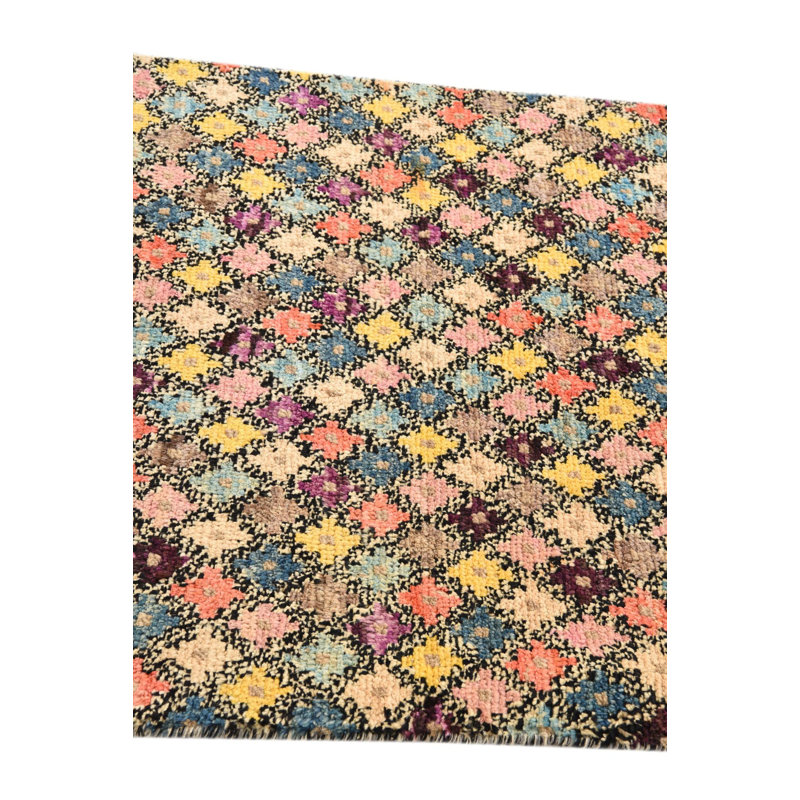 Tapis noir Oliveri