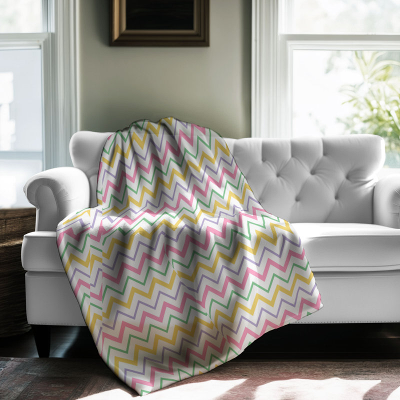 Bunny Hues - 1 pièce Sherpa Premium, Lit simple