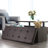 Guedira Faux Leather Upholstered Storage Bench-2096090779