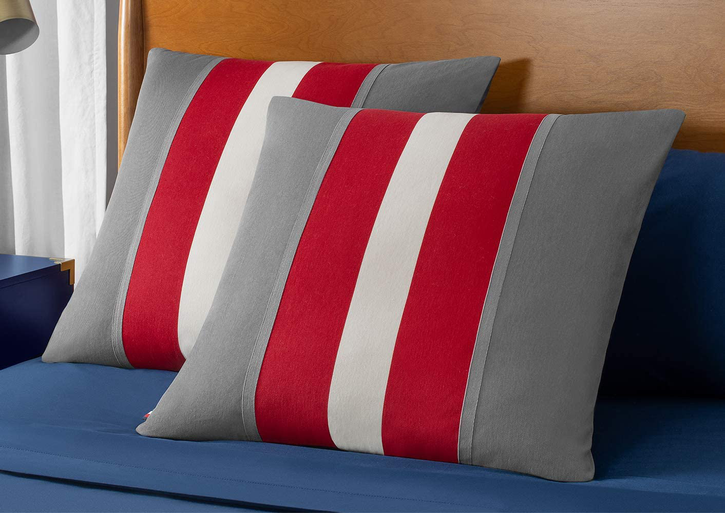 Tommy Hilfiger Quilted Monogram Bedding Collection Euro Sham 26x26 tommy-hilfiger-quilted-monogram-bedding-collection-euro-sham-26x26