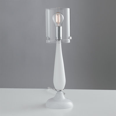 Linkwood Glass Torchiere Table Lamp