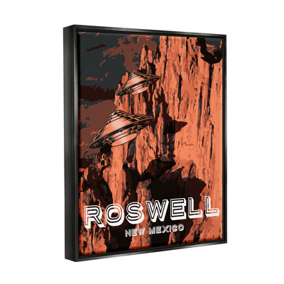 «Roswell New Mexico Desert UFOs» par Lil 'Rue, impression