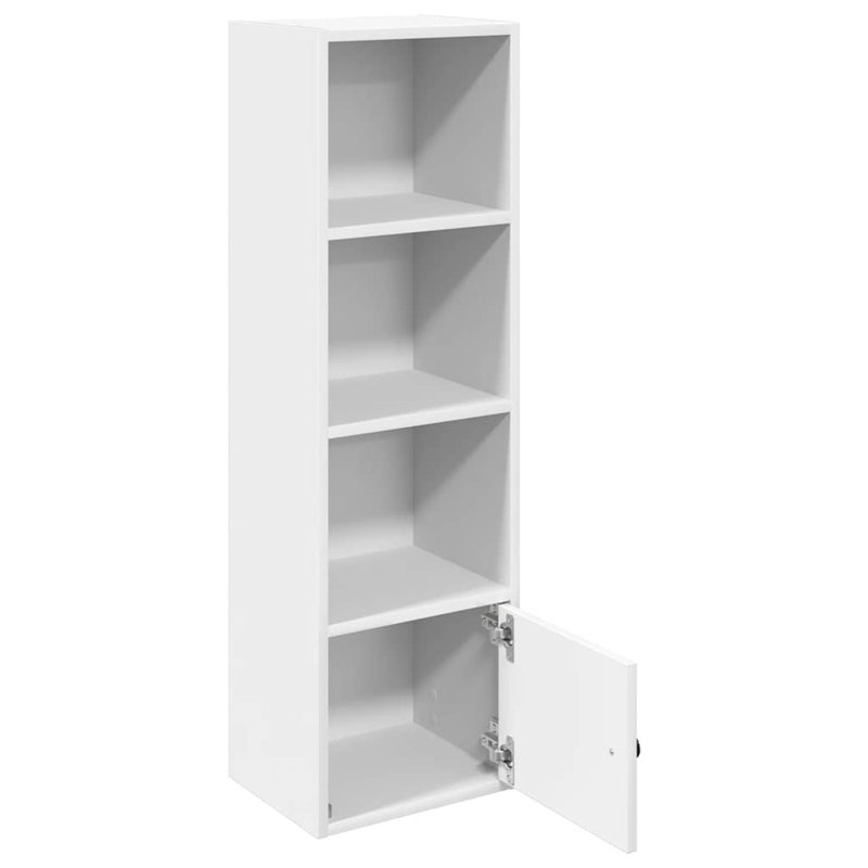 Conary 31cm W Bookcase, (4 Shelves) 102cmH x 31cmW x 24cmD, White