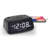 Westclox White LED Alarm Clock with USB type C Charging Port