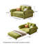 Canapé-lit convertible en tissu 53,54 po-1302623956