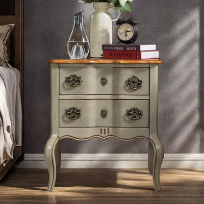Commode d'appoint multifonctionnelle 2 tiroirs