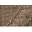 Tapis brun en laine noué à la main de conception unique 6 pi 3 po x 9 pi années 1970 Somerset