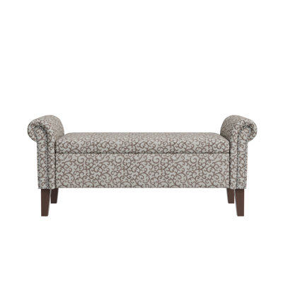 Olwyn Polyester Upholstered Storage Bench