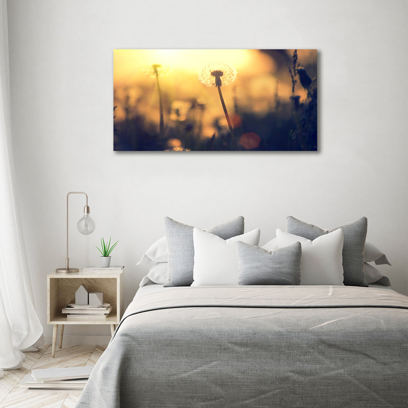 Dandelion - No Frame Print on Glass, Canvas, 70cm H x 140cm W x 2cm D
