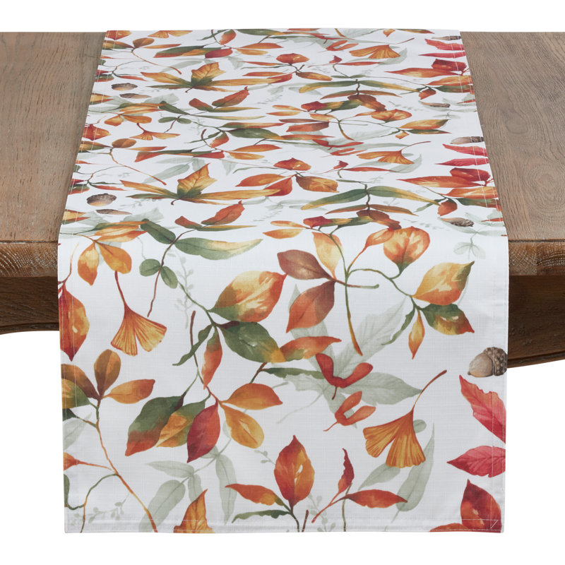 Lakeland Fall Leaf Table Runner, 72" x 16"
