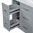 Sophisticated Bathroom Vanity with Innovative Drawer Design and Ample Storage-1043147430