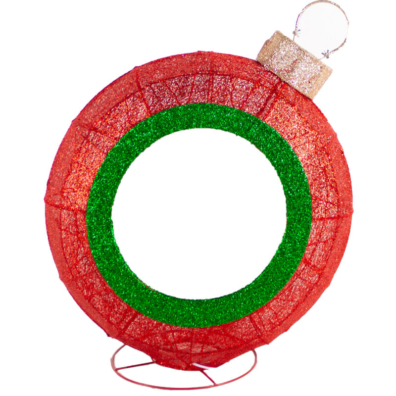 Ball Snowflake Tunnel Mirror Lighted Display