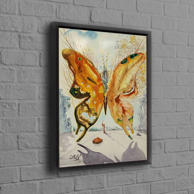 Salvador Dali inspiré Vénus papillon, art mural sur toile pour décoration intérieure moderne