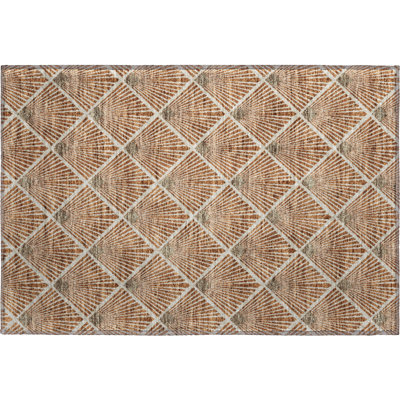 Premium Machine Washable Prisco Paprika Rug