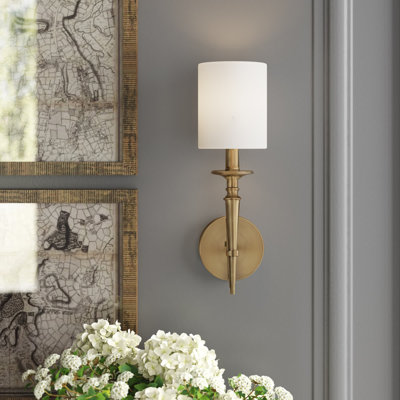 Eastbourne 1-Light Dimmable Steel Wallchiere