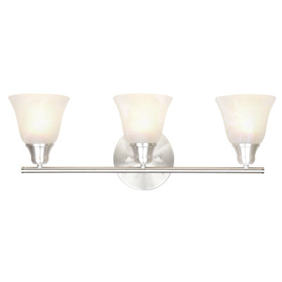  3-Light Vanity Light Fixture Bathroom Light