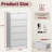 5-Drawer Metal File Lateral Cabinet – 35.43" W with Lock-35645741