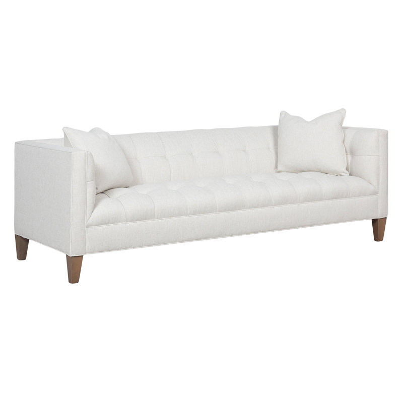 Canapé Dominique, 90.25", Noisette, 4834 - blanc