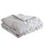 Ensemble d'édredon en jacquard zigzag gris clair 5 pièces Tahari Home Lilliana-102719965