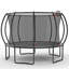 12Ft Trampoline Pumpkin- Black Red