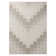 NICOLE MILLER NEW YORK Patio Country Ombre Chevron Outdoor Area Rug, Grey/Cream
