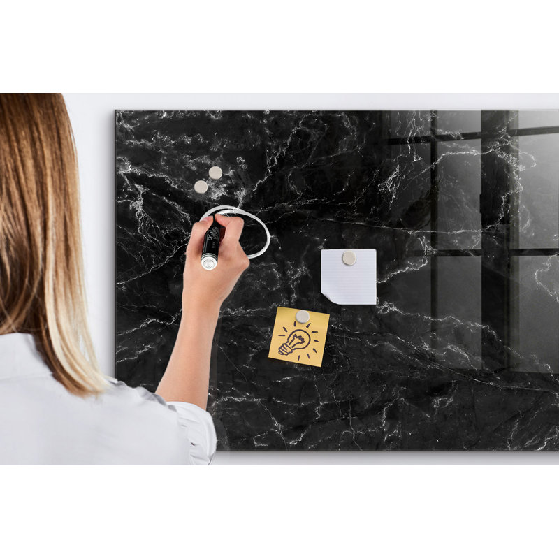 Magnetic Glass Photo Memo Board