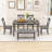 Hayleah Elegant 6-Piece Dining Set, Rectangular Dining Table and Upholstered Chairs and Bench-264535657-264535660-264535656