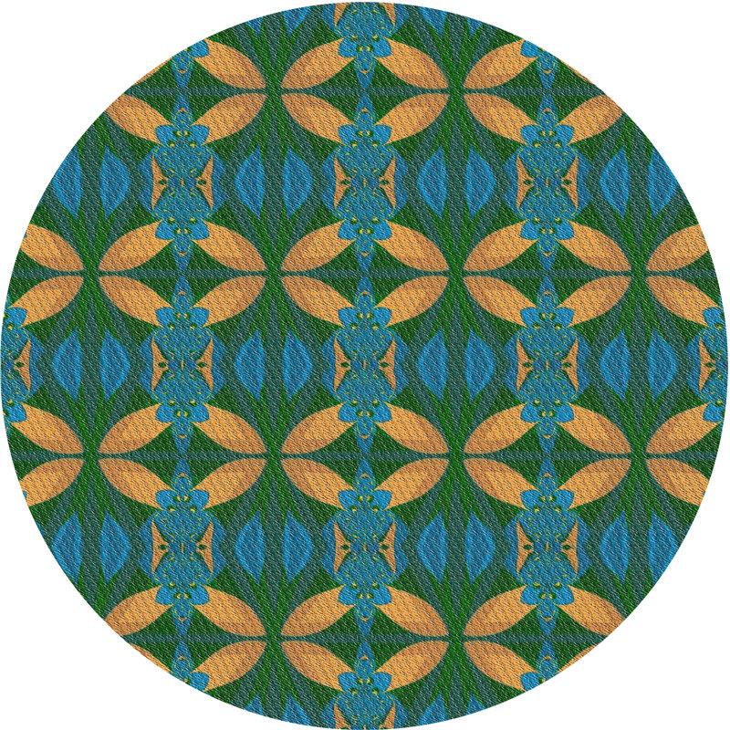 Indoor Rug, Round 3'