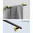 Bathroom Hardware Set 6-Piece Bath Hardware Set With Towel Bar, Towel Ring, Robe Hook, Toilet Paper Holder-111862083
