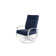 Chaise de patio pivotante avec coussins Askar