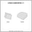 Édredon double / grand avec envers inversé de couleur unie de 3 m-117583431-117583434