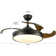 Carlhenry 42Inch Modern Retractable Ceiling Fans LED Light with Remote Control