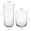 Polaris 16-Piece Tumbler and Rocks Glass Set, Axis