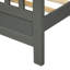 Lit plateforme en bois avec tête et pied de lit-724860697-724860696